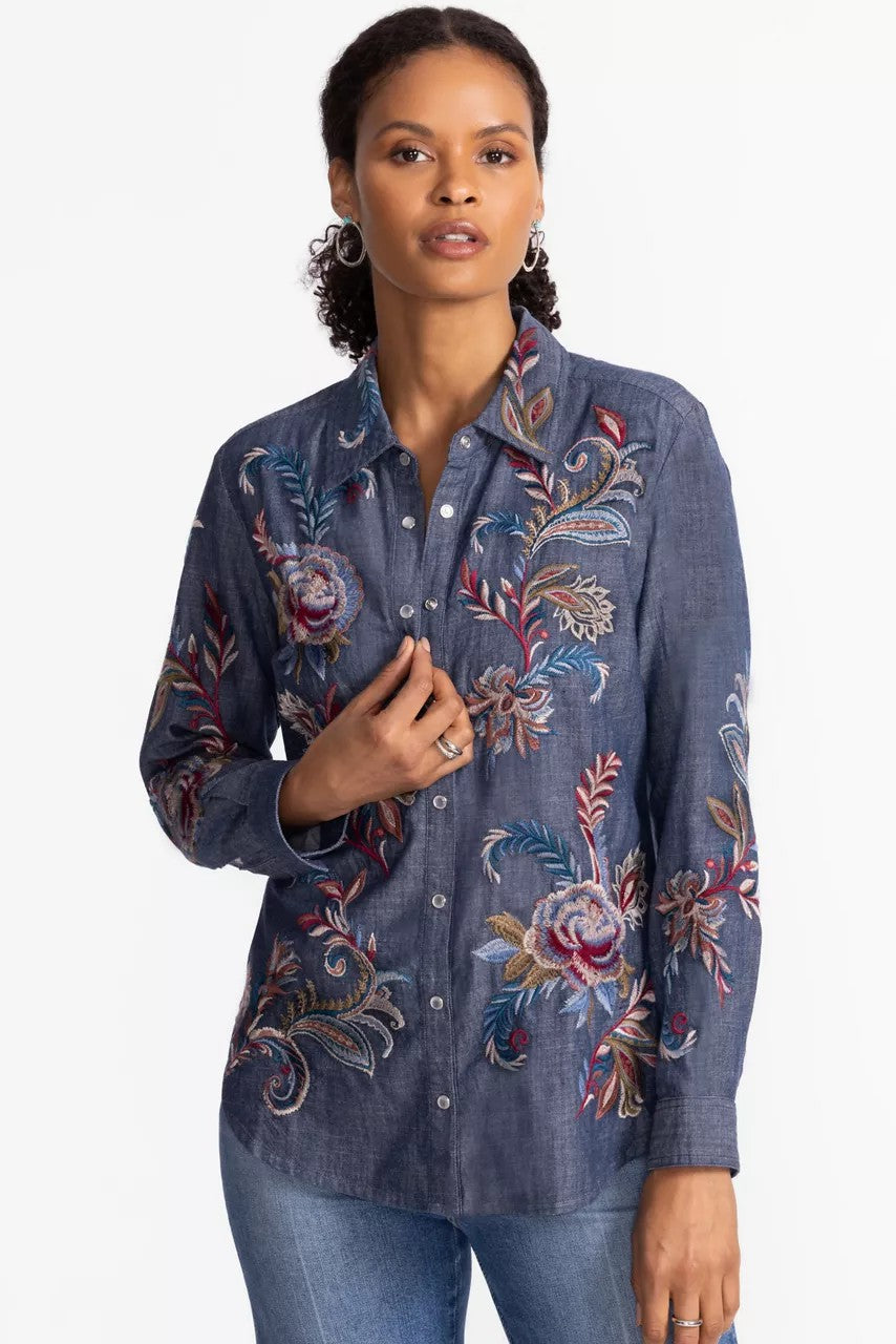 ZIPPER BACK SHIRT
