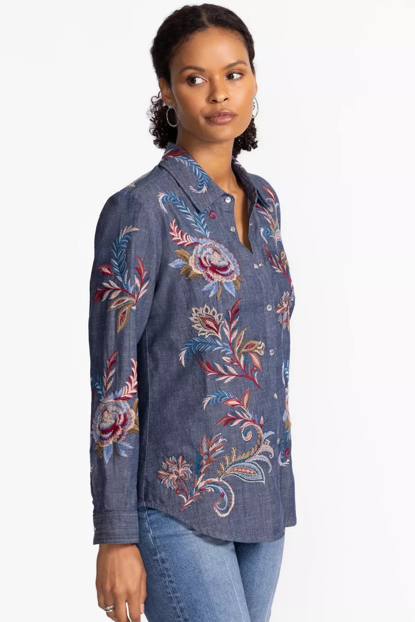 ZIPPER BACK SHIRT