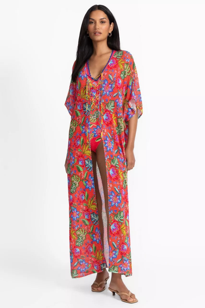 RUMBA MAXI CROCHET KIMONO