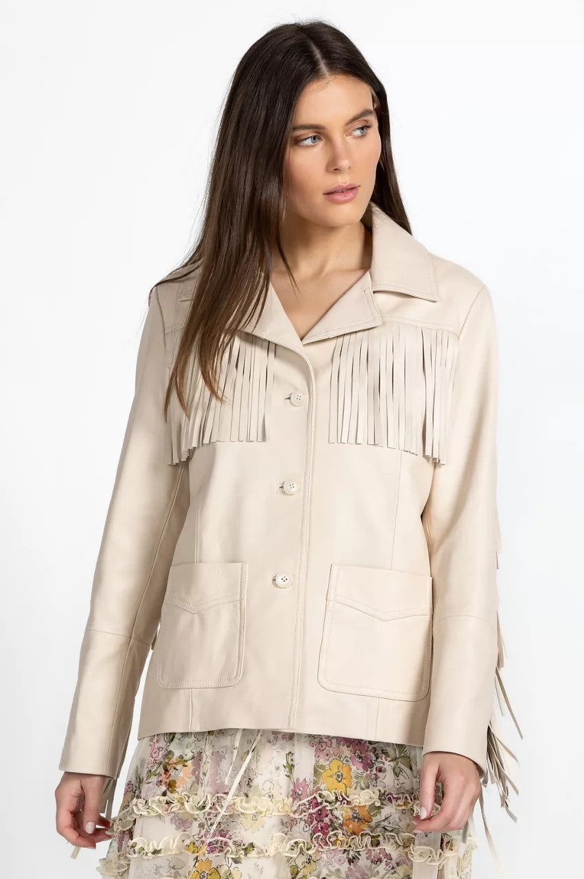 Frangia Leather Jacket