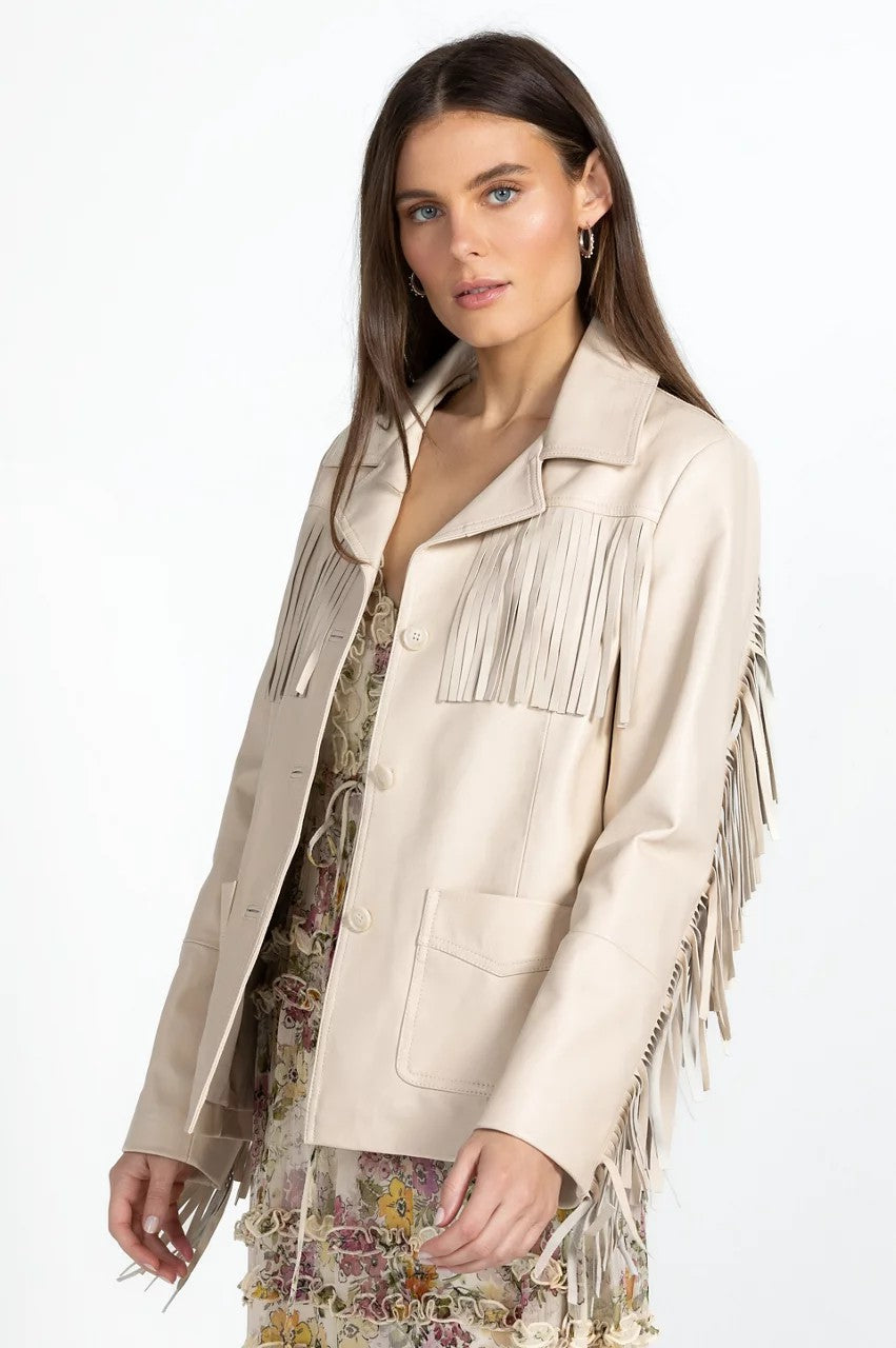 Frangia Leather Jacket
