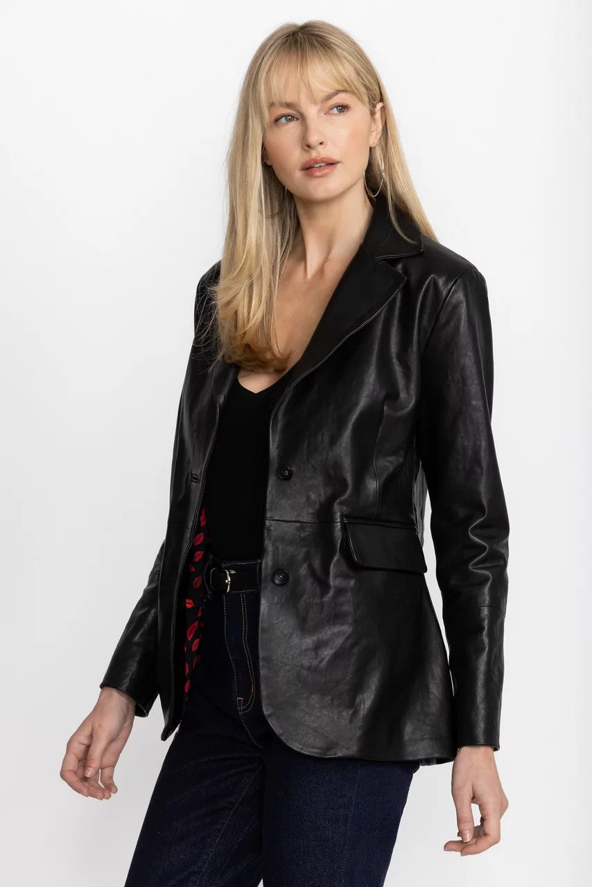 ITALIAN LEATHER CLASSIC BLAZER