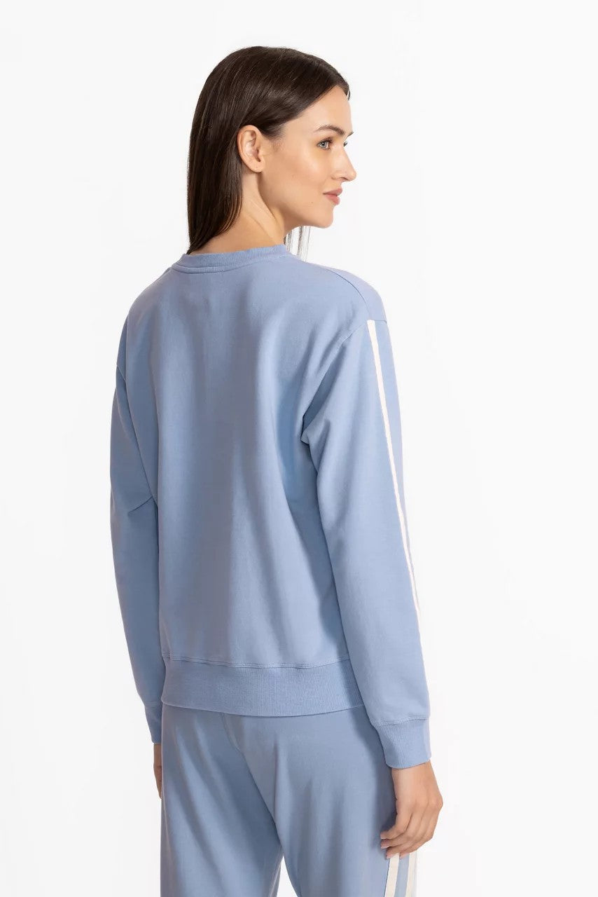 BEE ACTIVE CREW NECK PULLOVER WITH STRIP