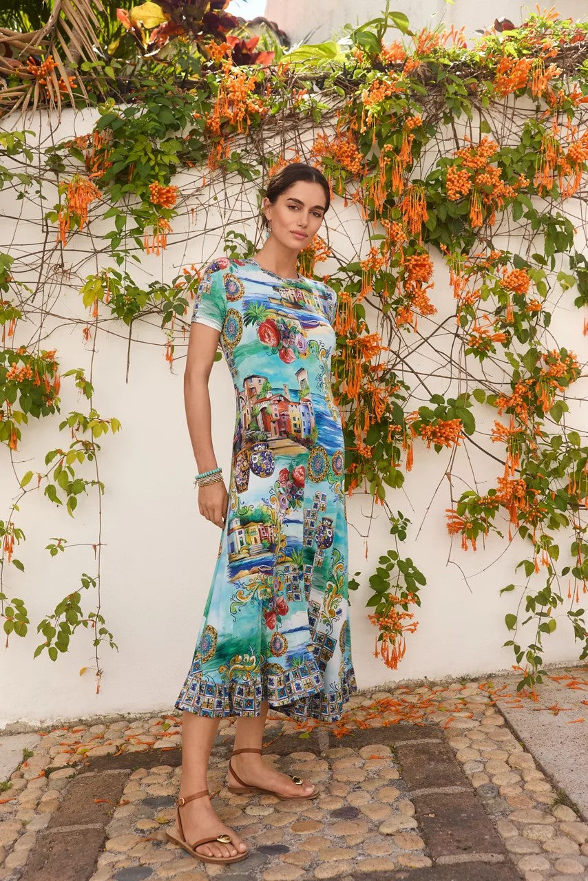 THE JANIE FAVORITE ASYMMETRIC HEM SHORT DRESS