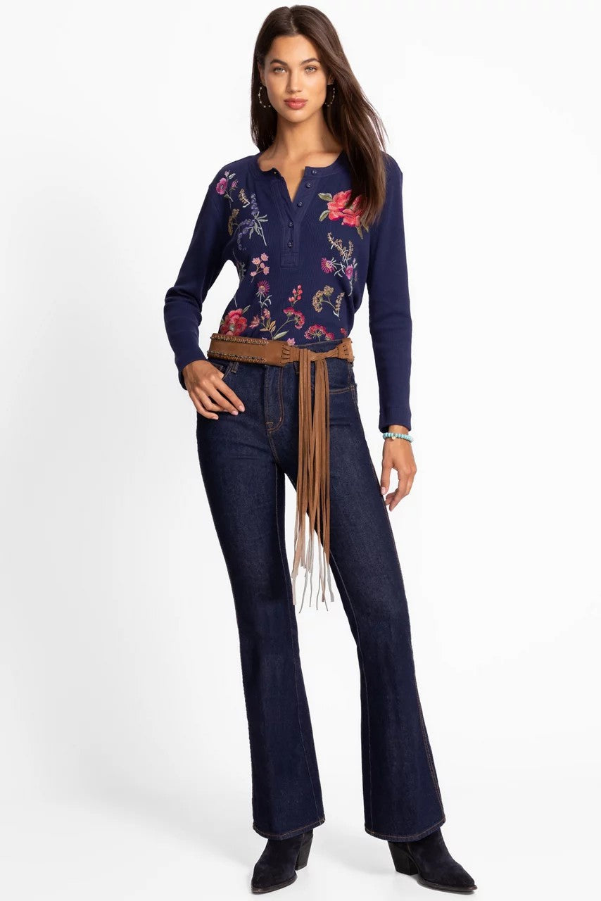 MIXED MEDIA HENLEY THERMAL