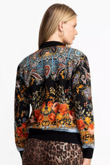 FRENCH TERRY BOMBER JACKET
