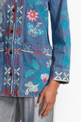 LONG DENIM WORKER JACKET