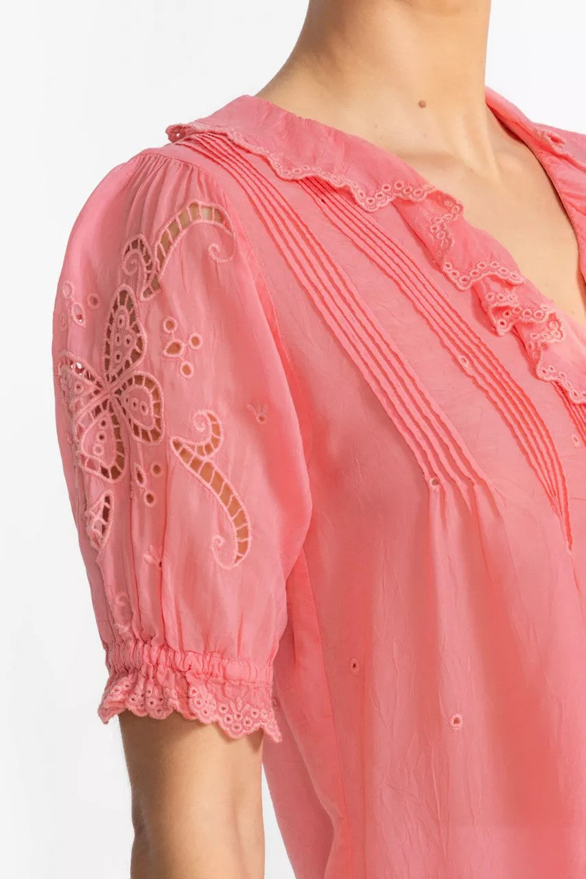 ANETTE RUFFLE BLOUSE