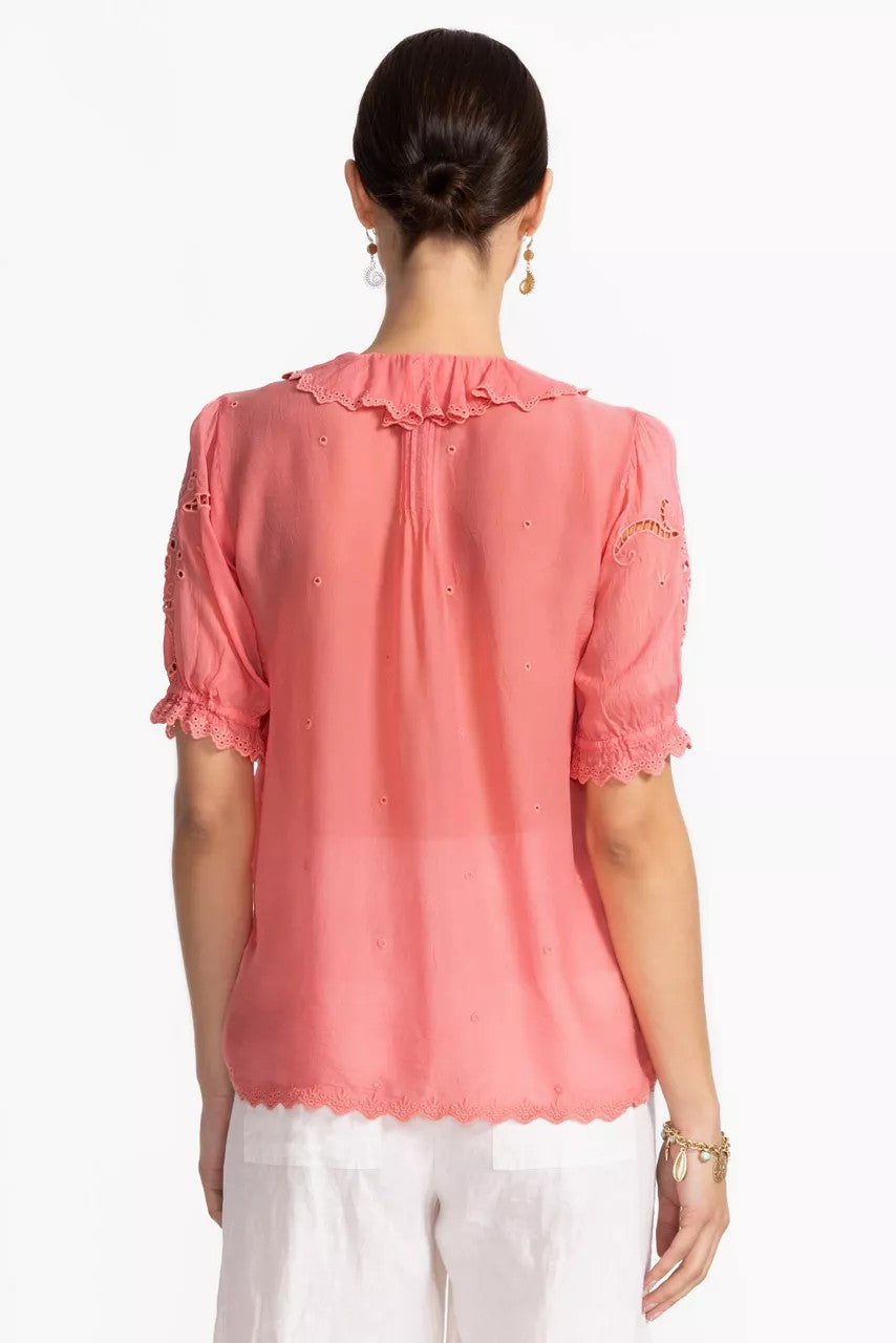 ANETTE RUFFLE BLOUSE