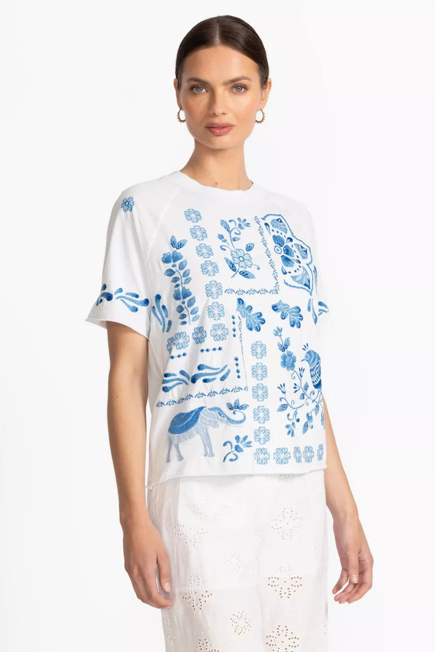 RAW EDGE RAGLAN BOXY TEE