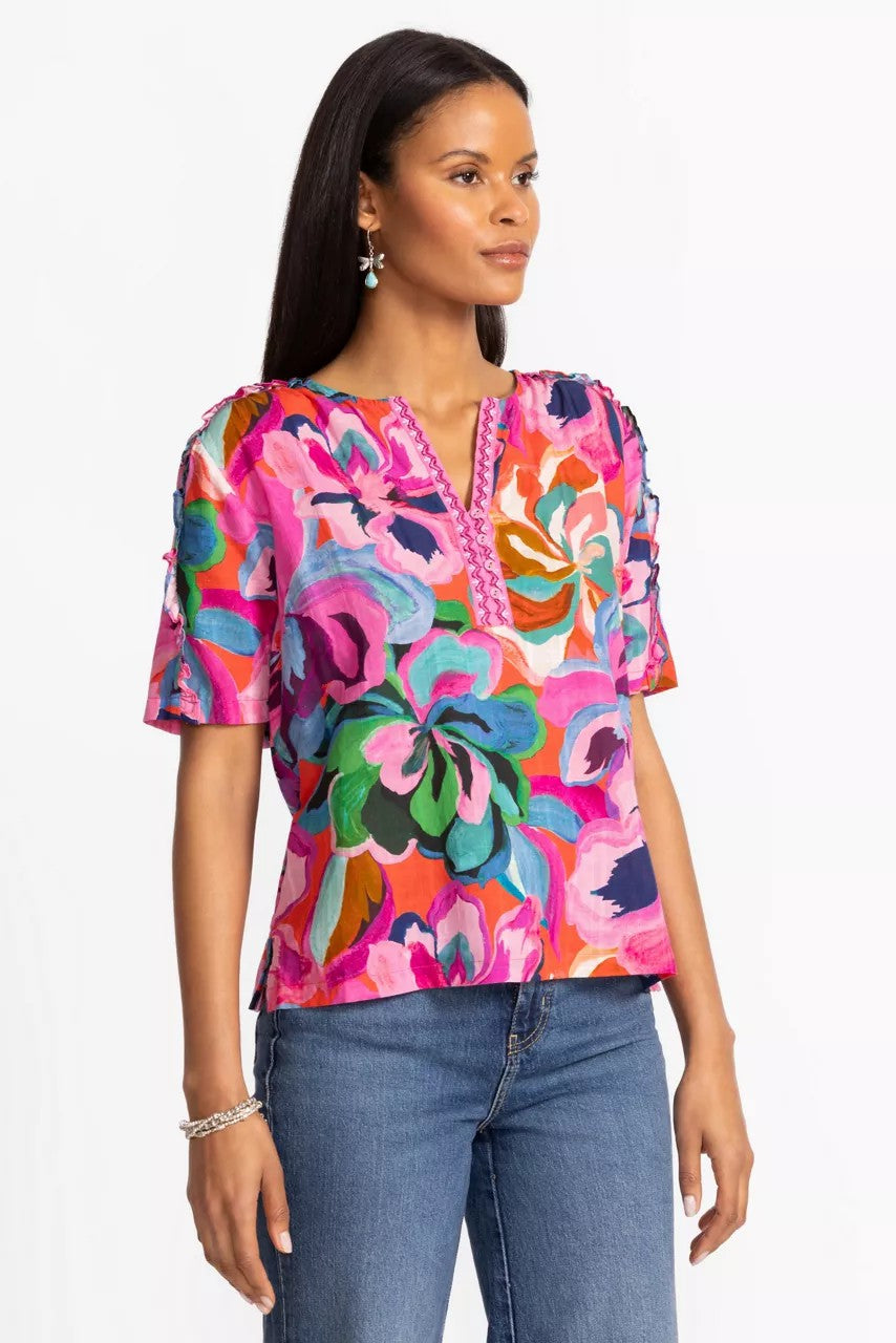 RUFFLE SEAM TOP
