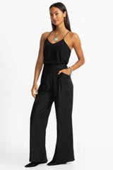 WIDE LEG PLEAT PANT