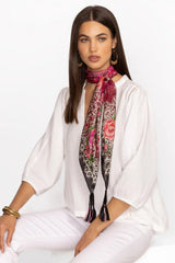PINK LACE SCARF