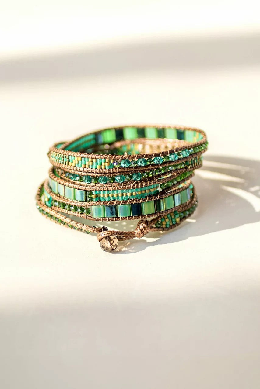 BEADED WRAP BRACELET