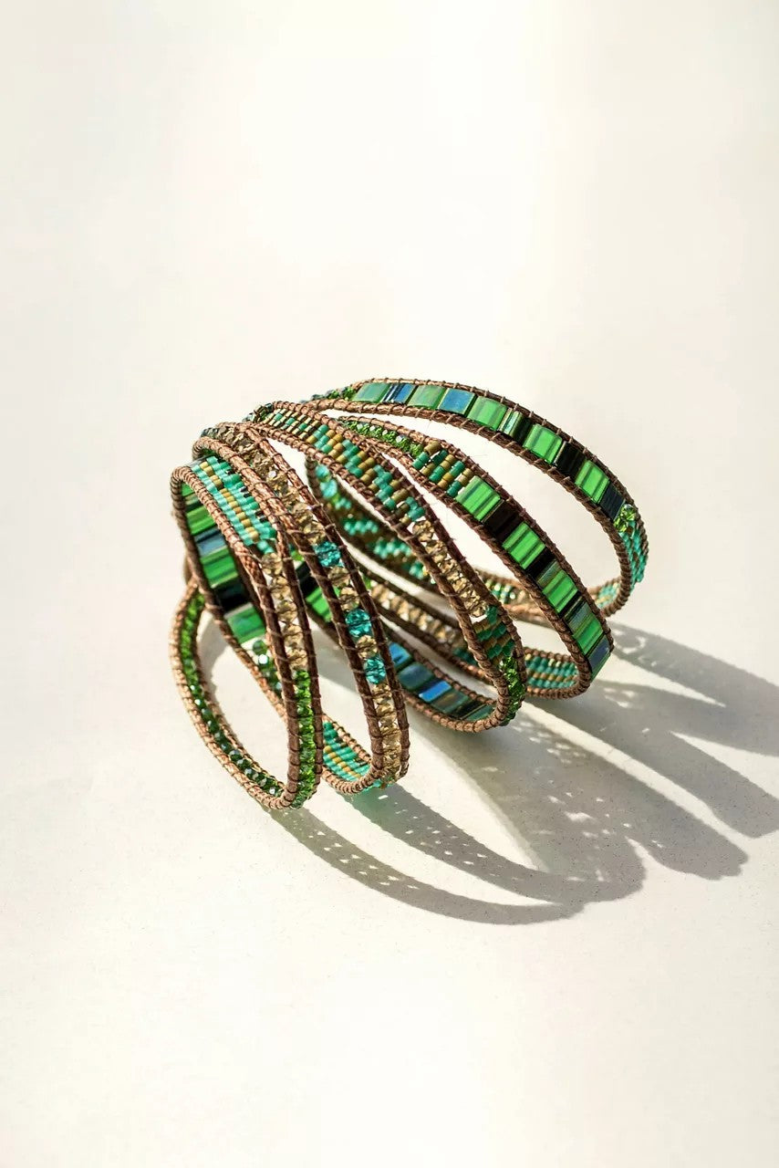 BEADED WRAP BRACELET