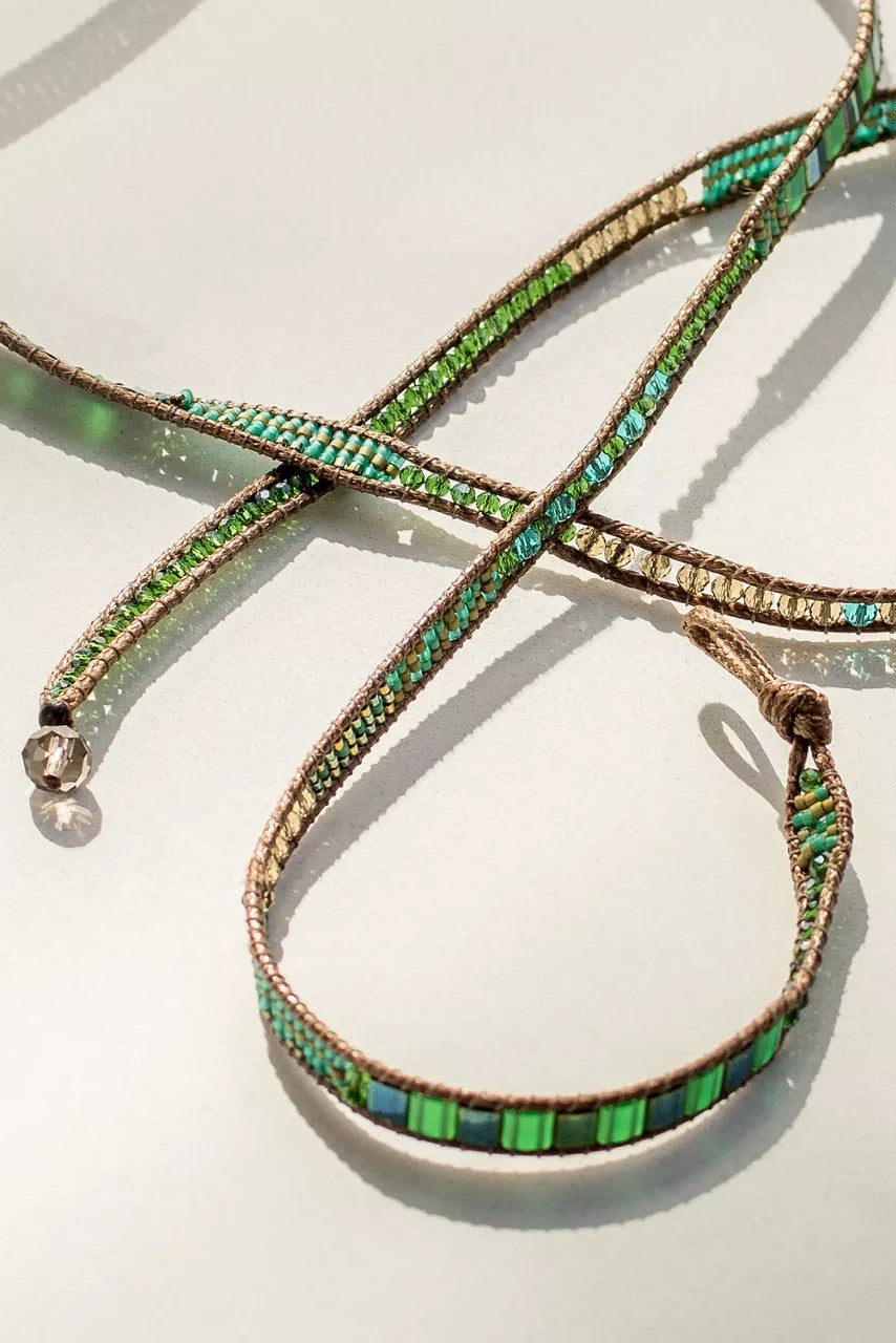 BEADED WRAP BRACELET