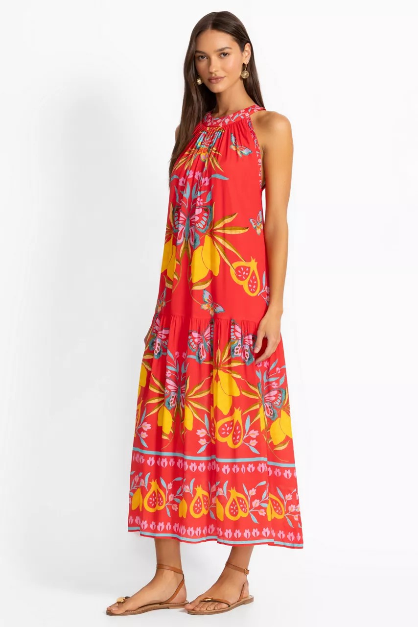 RUTHIE TEA LENGTH DRESS