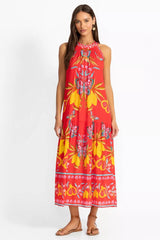 RUTHIE TEA LENGTH DRESS