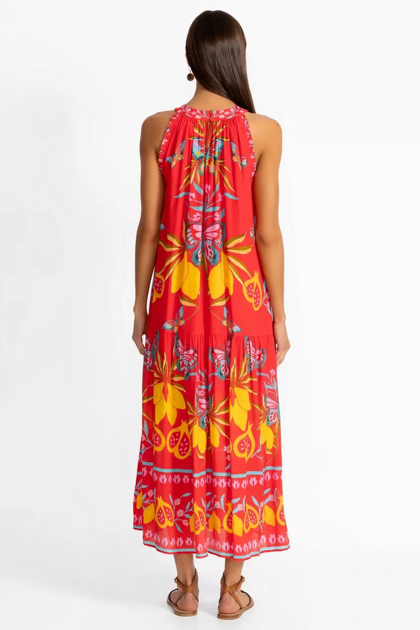 RUTHIE TEA LENGTH DRESS