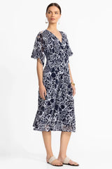 EYELET BLOOM DRESS