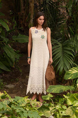 NYDIA APPLIQUE DRESS