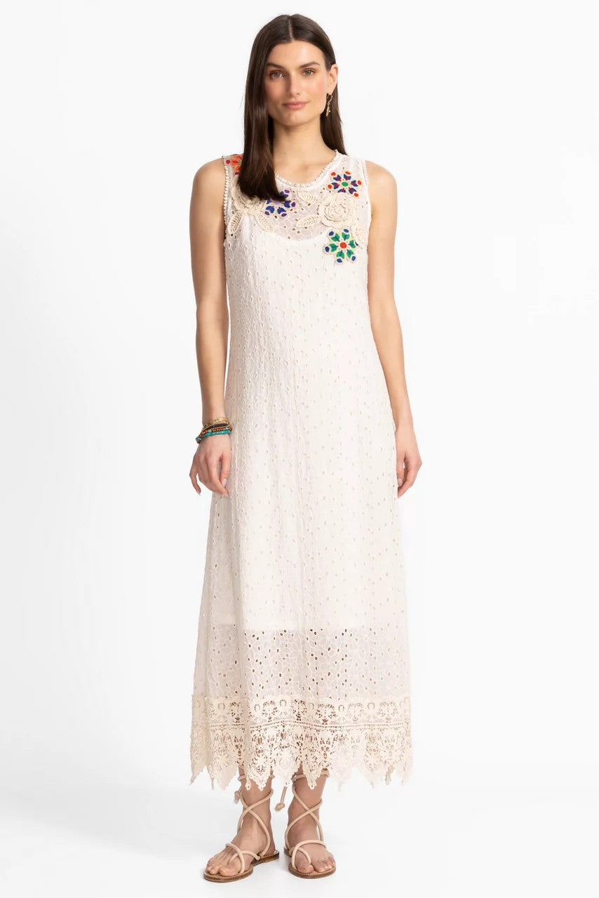 NYDIA APPLIQUE DRESS