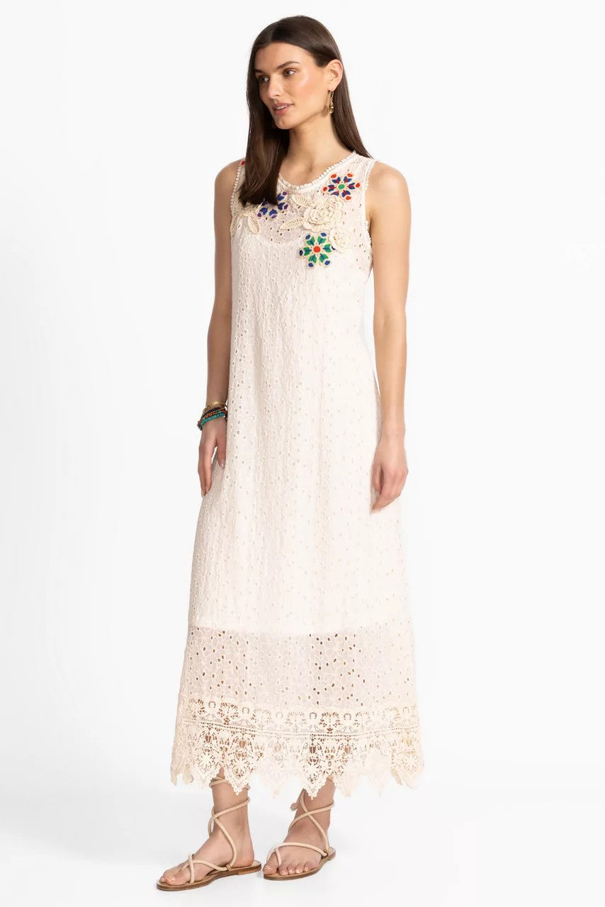 NYDIA APPLIQUE DRESS