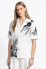 LINEN CAMP SHIRT