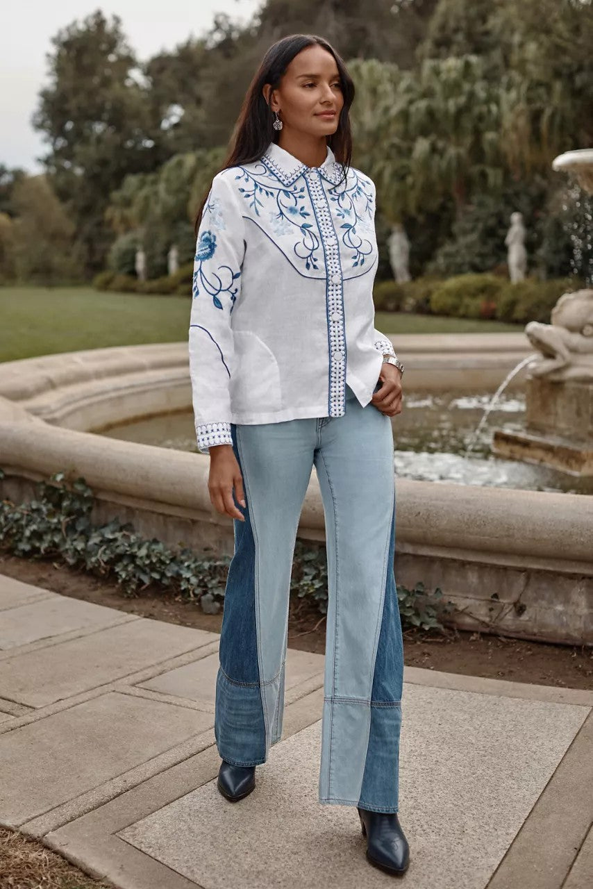WESTERN LINEN JACKET