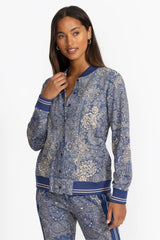 FRENCH TERRY BOMBER JACKET