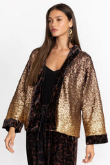 Sequin Gold Plaza Kimono