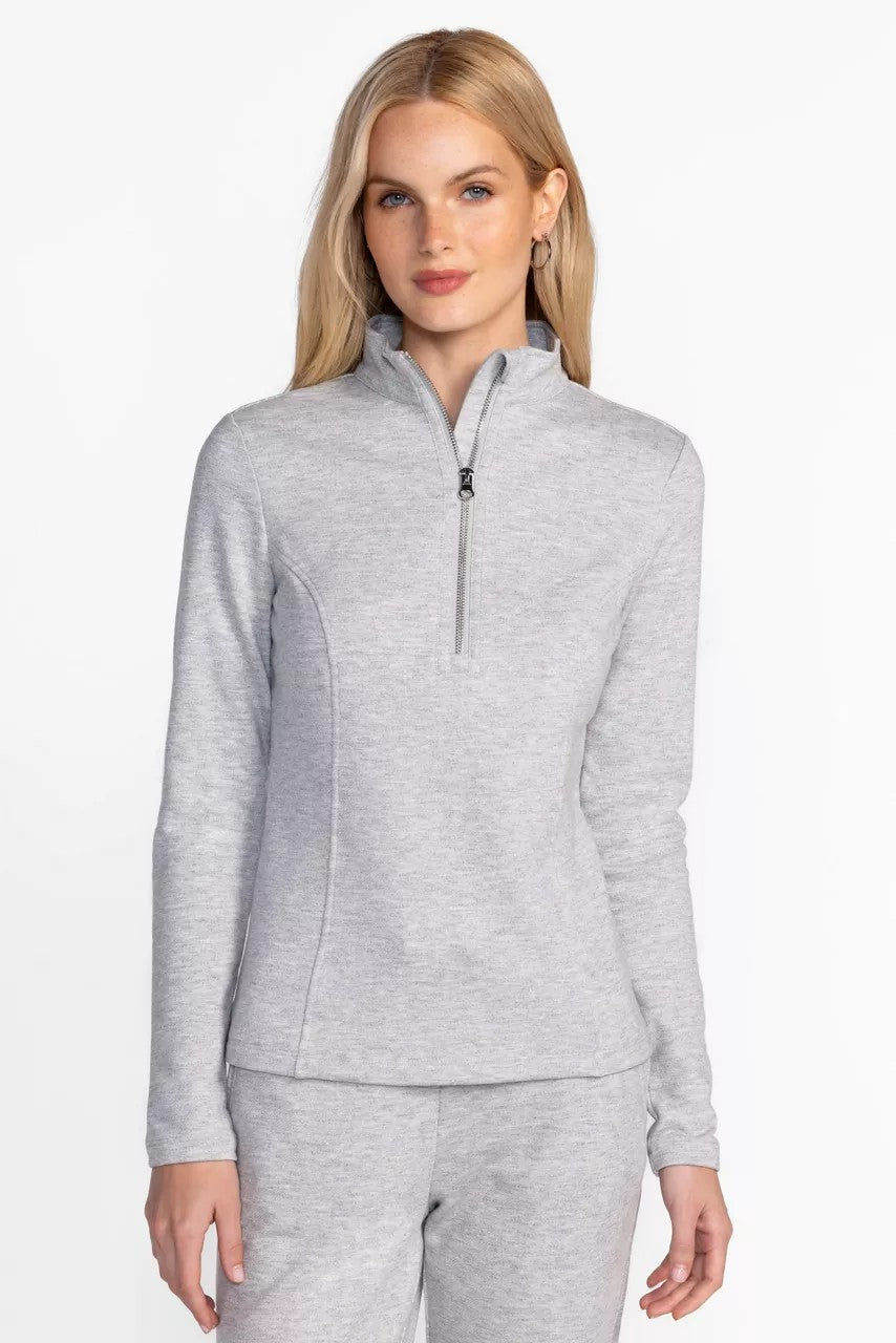 BEE ACTIVE ATHLETIC MOCK NECK PULLOVER
