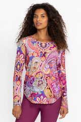 BEE ACTIVE RIBBED LONG SLEEVE TEE