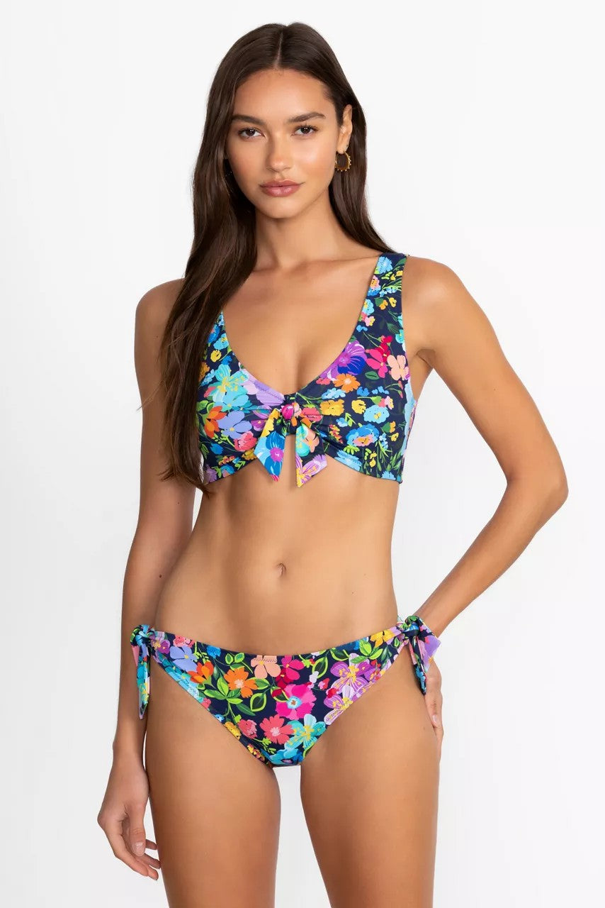 WILD BLOOM SIDE TIE HIPSTER BOTTOM