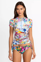 CANNES DRAWSTRING SURF SHIRT