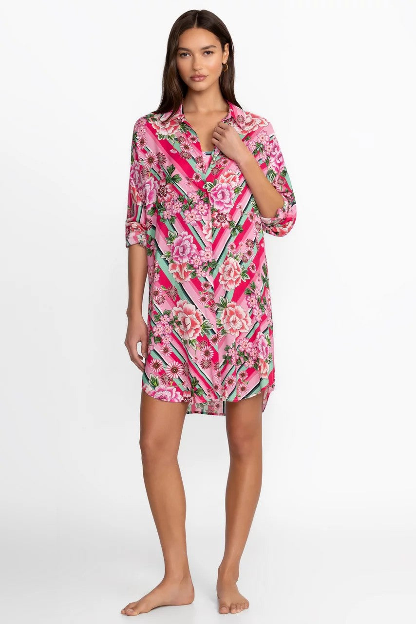 BOCARDI BUTTON DOWN SHIRT DRESS
