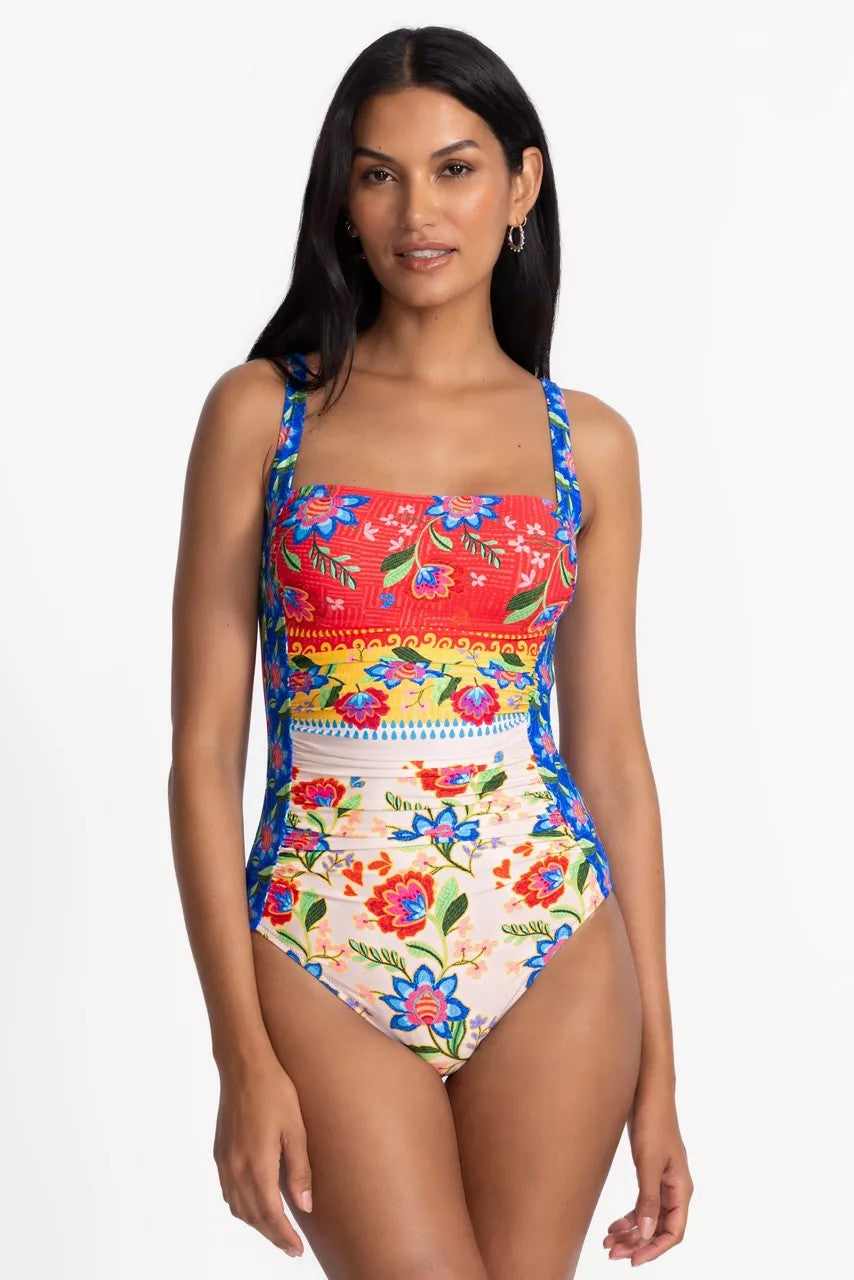 MARILYN RUCHED ONE PIECE