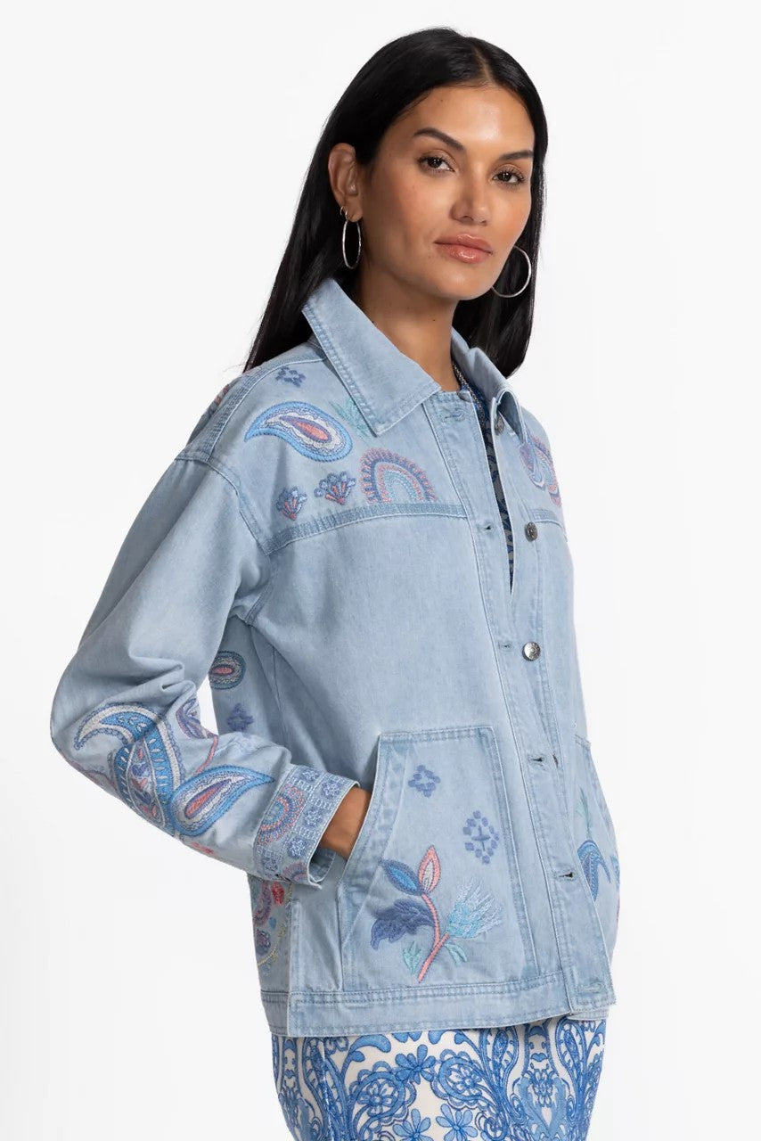 TRAPUNTO DENIM CHORE JACKET