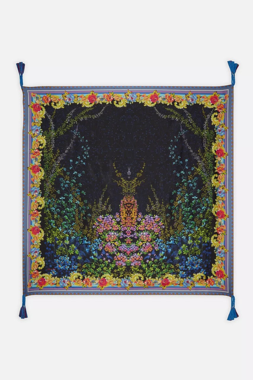 MAGIC GARDEN SILK SCARF