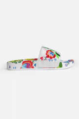 EMBROIDERED POOL SLIDE