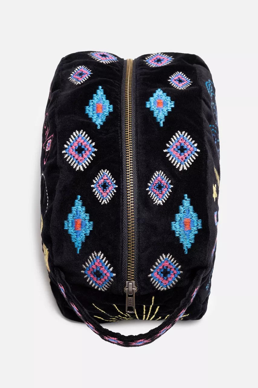 ARIZONA COTTON VELVET MAKEUP BAG