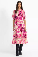 DAPHNE TEA LENGTH DRESS