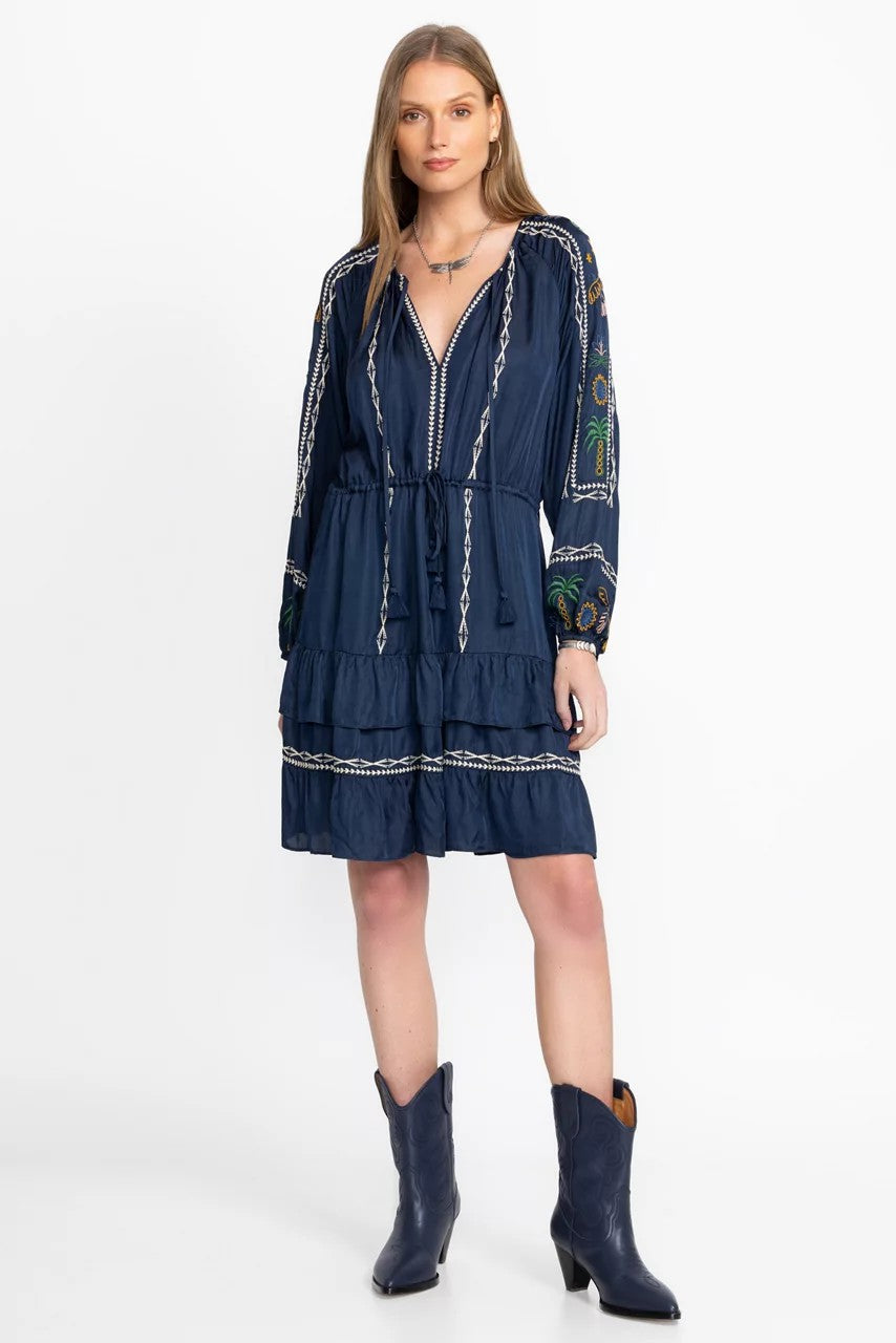 LEXIE TIERED MINI DRESS