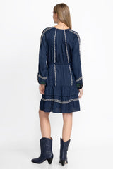 LEXIE TIERED MINI DRESS
