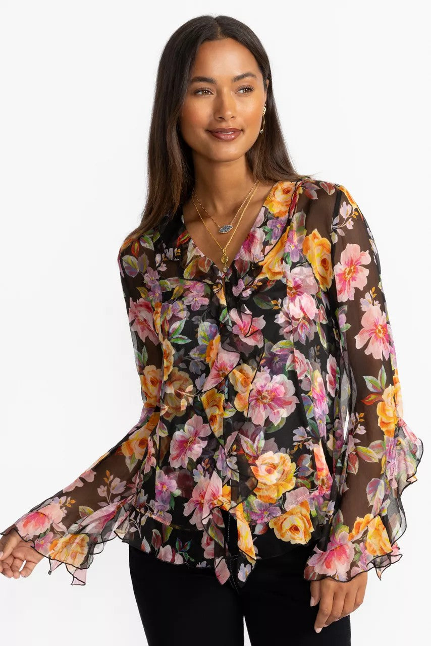 KYLIE RUFFLE BLOUSE