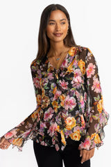 KYLIE RUFFLE BLOUSE