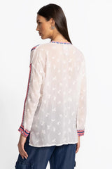 THE AUDREY MANDARIN COLLAR SHIRT