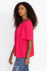 GEORGINNA PLEATED BLOUSE