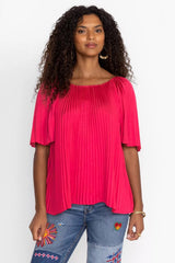 GEORGINNA PLEATED BLOUSE