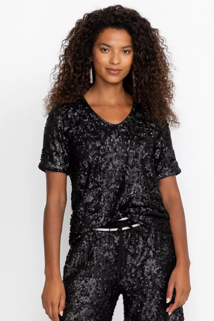 BRADLEY SEQUIN BLOUSE